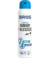 Spray na komary i kleszcze Bros, 90 ml