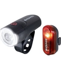 Zestaw oświetlenia Sigma AURA 30 + Curve K-Set battery (StVZO)