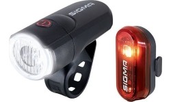 Zestaw oświetlenia Sigma AURA 30 + Curve K-Set battery (StVZO)