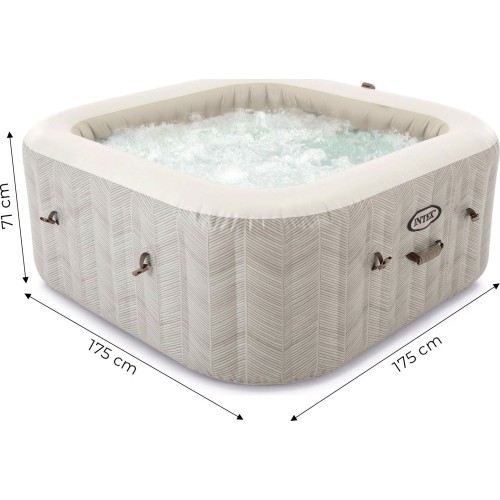 Nadmuchiwane SPA kwadratowe basen z hydromasażem 4 os. 175x71 cm INTEX 28446