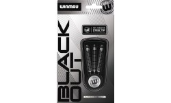 Rzutki Winmau Blackout 1 ze stalową końcówką, 90% wolframu