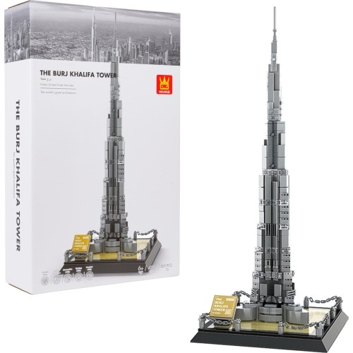 Klocki konstrukcyjne Burj Khalifa, 555 elementów