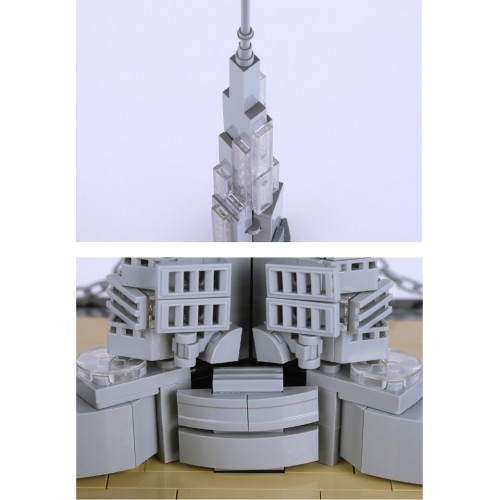 Klocki konstrukcyjne Burj Khalifa, 555 elementów