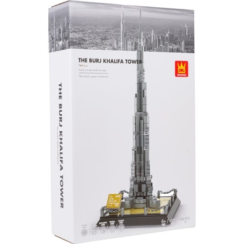 Klocki konstrukcyjne Burj Khalifa, 555 elementów