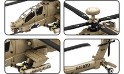 Zestaw klocków Helikopter wojskowy, 255 szt.