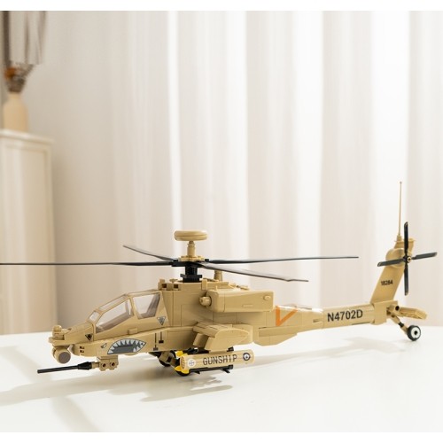 Zestaw klocków Helikopter wojskowy, 255 szt.