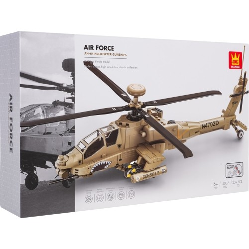 Zestaw klocków Helikopter wojskowy, 255 szt.