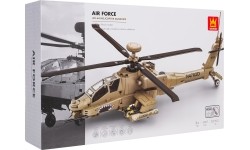 Zestaw klocków Helikopter wojskowy, 255 szt.