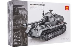 Szary zestaw klocków konstrukcyjnych, 632 szt.