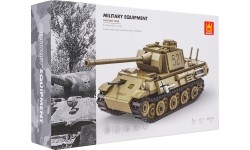 Klocki konstrukcyjne Zielony czołg, 638 elementów