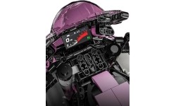 Klocki konstrukcyjne motocyklista, różowe, 2066 elementów