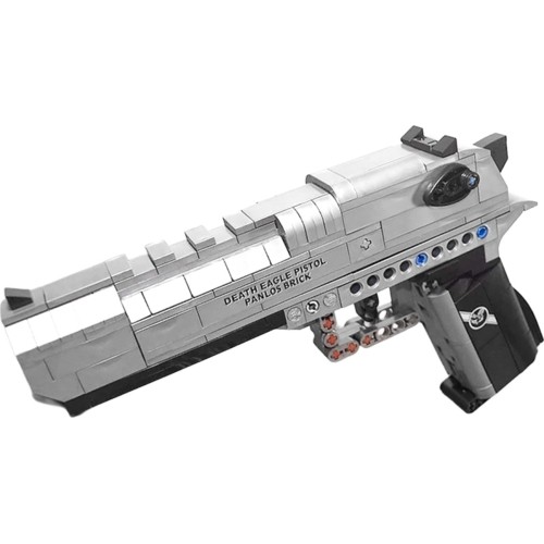 Klocki konstrukcyjne pistolet wojskowy, 360 elementów