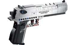 Klocki konstrukcyjne pistolet wojskowy, 360 elementów