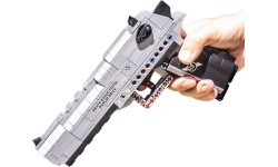 Klocki konstrukcyjne pistolet wojskowy, 360 elementów