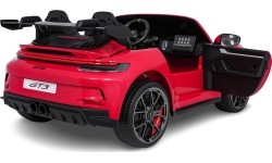 Pojazd elektryczny Porsche 911 GT3, czerwony