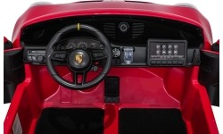 Pojazd elektryczny Porsche 911 GT3, czerwony