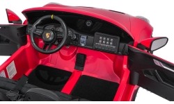 Pojazd elektryczny Porsche 911 GT3, czerwony