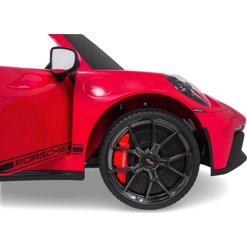 Pojazd elektryczny Porsche 911 GT3, czerwony