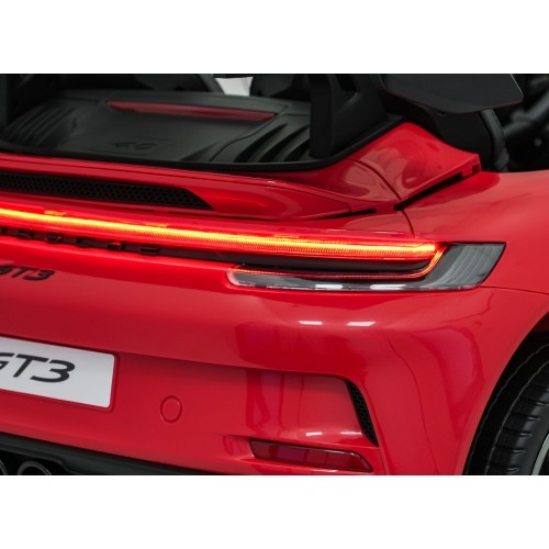 Pojazd elektryczny Porsche 911 GT3, czerwony