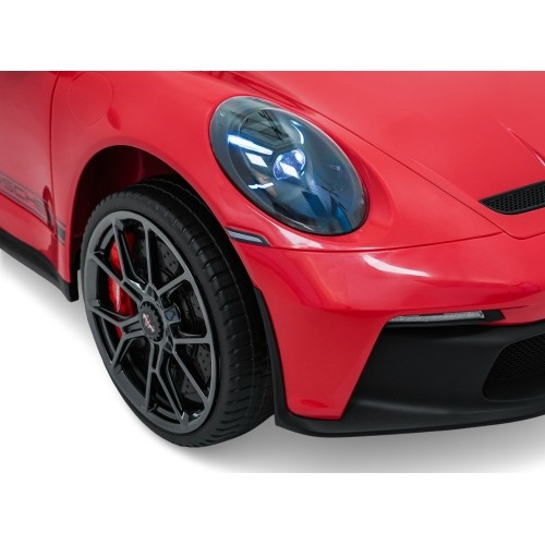 Pojazd elektryczny Porsche 911 GT3, czerwony