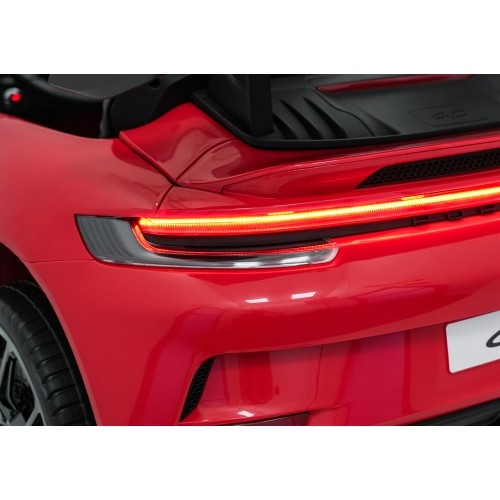 Pojazd elektryczny Porsche 911 GT3, czerwony