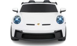 Pojazd elektryczny Porsche 911 GT3, biały
