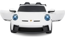 Pojazd elektryczny Porsche 911 GT3, biały