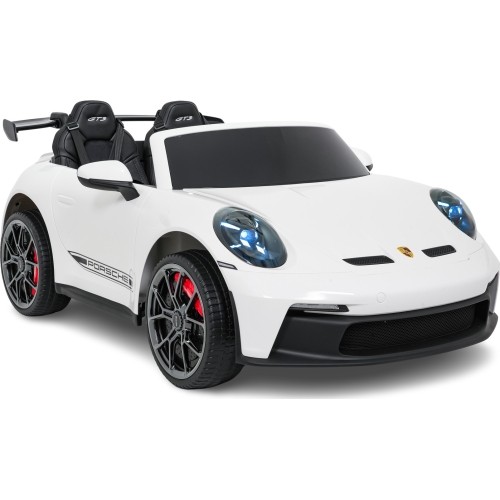 Pojazd elektryczny Porsche 911 GT3, biały