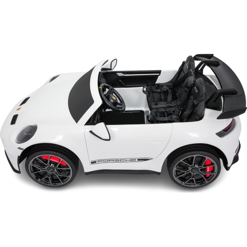 Pojazd elektryczny Porsche 911 GT3, biały