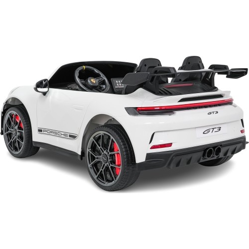 Pojazd elektryczny Porsche 911 GT3, biały