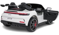 Pojazd elektryczny Porsche 911 GT3, biały