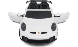 Pojazd elektryczny Porsche 911 GT3, biały