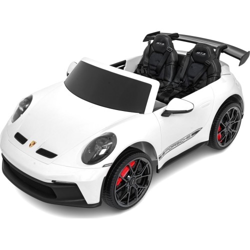 Pojazd elektryczny Porsche 911 GT3, biały