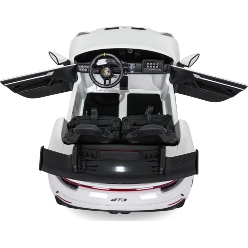 Pojazd elektryczny Porsche 911 GT3, biały