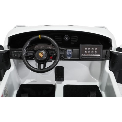 Pojazd elektryczny Porsche 911 GT3, biały