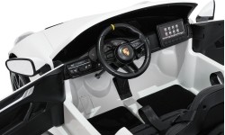 Pojazd elektryczny Porsche 911 GT3, biały