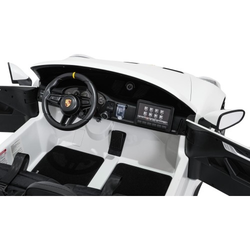 Pojazd elektryczny Porsche 911 GT3, biały