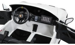 Pojazd elektryczny Porsche 911 GT3, biały