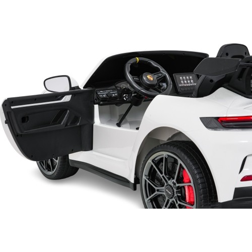 Pojazd elektryczny Porsche 911 GT3, biały