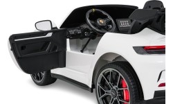 Pojazd elektryczny Porsche 911 GT3, biały