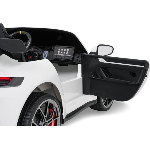 Pojazd elektryczny Porsche 911 GT3, biały