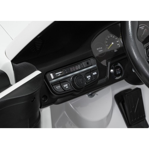 Pojazd elektryczny Porsche 911 GT3, biały