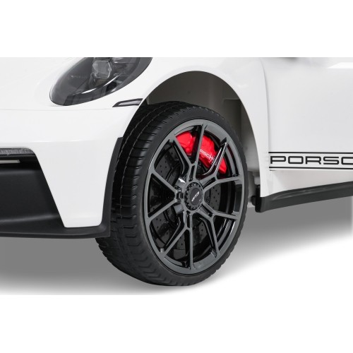 Pojazd elektryczny Porsche 911 GT3, biały