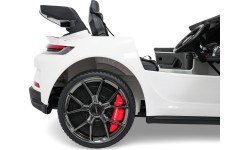 Pojazd elektryczny Porsche 911 GT3, biały