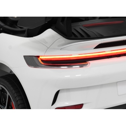 Pojazd elektryczny Porsche 911 GT3, biały