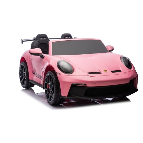 Pojazd elektryczny Porsche 911 GT3, różowy