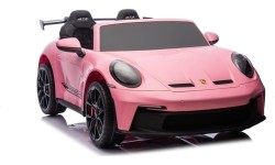 Pojazd elektryczny Porsche 911 GT3, różowy