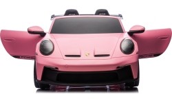 Pojazd elektryczny Porsche 911 GT3, różowy