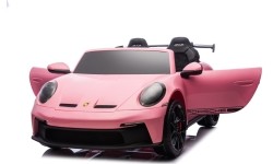 Pojazd elektryczny Porsche 911 GT3, różowy