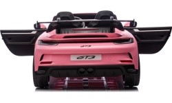 Pojazd elektryczny Porsche 911 GT3, różowy